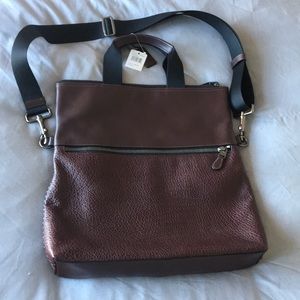 new with tags-Coach leather tote bag